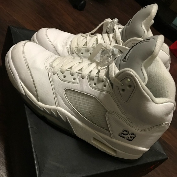 jordan 5 retro metallic white